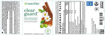 ClearGuard label