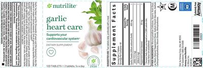 Garlic Heart Care label