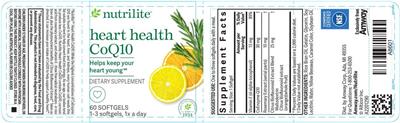 Heart Health CoQ10 label
