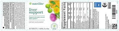 Liver Support label