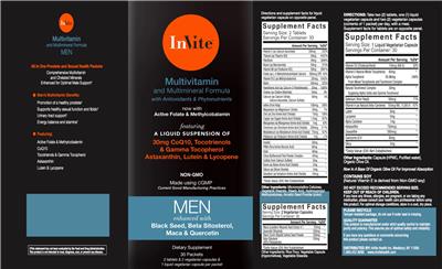 Multivitamin Liquid Vegetarian Capsule label