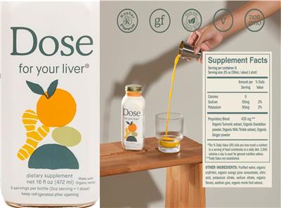 Dose For Your Liver label