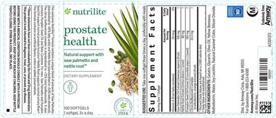 Prostate Health label