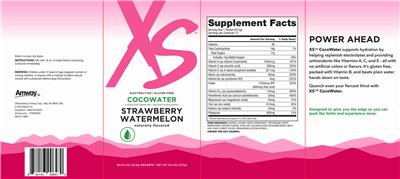 Cocowater Strawberry Watermelon label