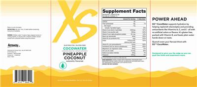 Cocowater Pineapple Coconut label