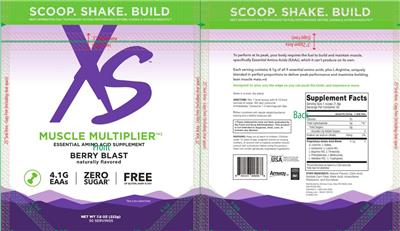Muscle Multiplier Berry Blast label
