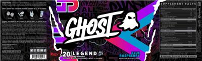 Legend All Out Blue Raspberry label