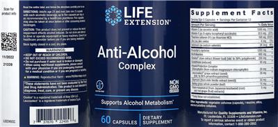 Anti-Alcohol Complex label