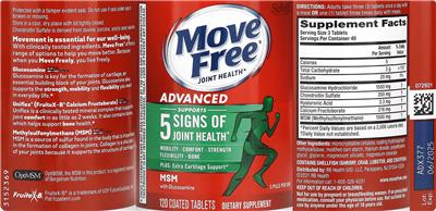 Advanced MSM with Glucosamine label