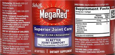 Superior Joint Care label