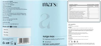 Surge Max label