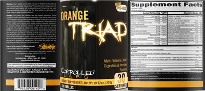 Orange Triad label