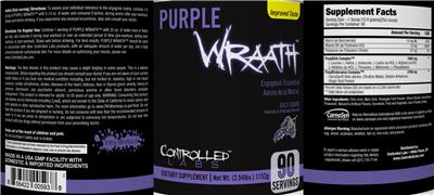 Purple Wraath Juicy Grape label