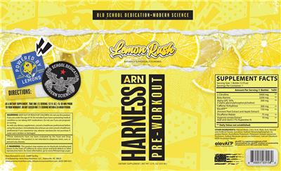 Harness Lemon Rush label