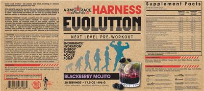 Harness Evolution Blackberry Mojito label