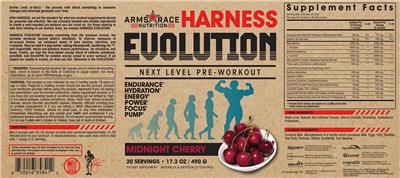 Harness Evolution Midnight Cherry label