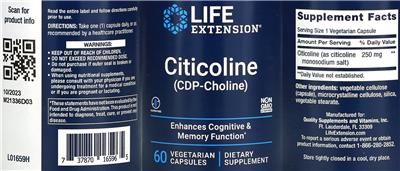 Citicoline (CDP-Choline) label