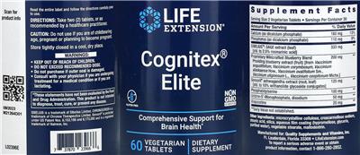 Cognitex Elite label