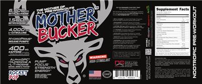 Mother Bucker Rocket Pop label