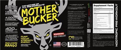 Mother Bucker Musclehead Mango label
