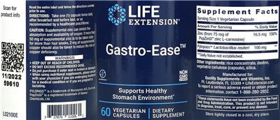 Gastro-Ease label