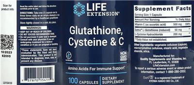 Glutathione, Cysteine & C label