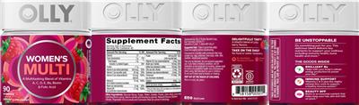 Women's Multi Blissful Berry label