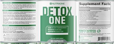 DetoxOne label