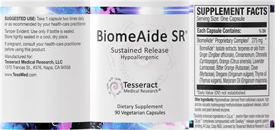 BiomeAide SR label