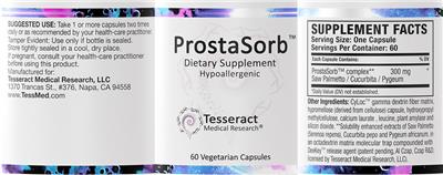 ProstaSorb label