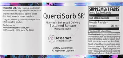 QuerciSorb SR Sustained Release label