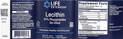 Lecithin label