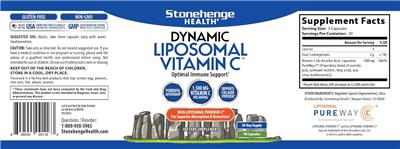 Dynamic Liposomal Vitamin C label