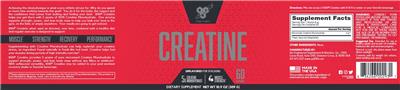 Creatine Unflavored label
