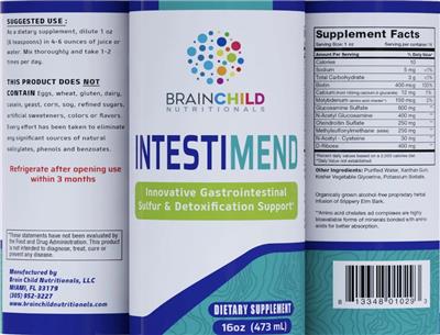 Intestimend label