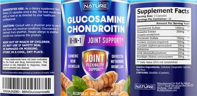 Glucosamine Chondroitin label