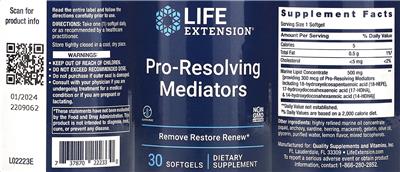 Pro-Resolving Mediators label