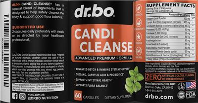 Candi Cleanse label