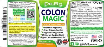 Colon Magic label