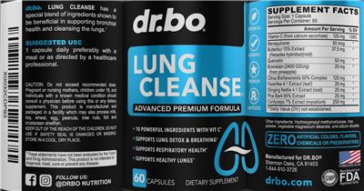 Lung Cleanse label