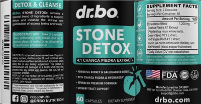 Stone Detox label