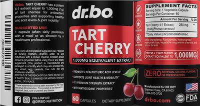 Tart Cherry label