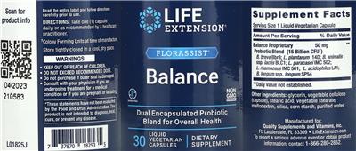 Balance label