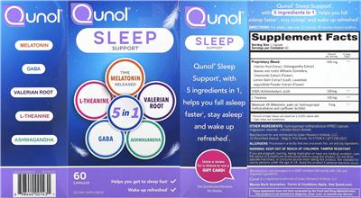 Sleep Support label