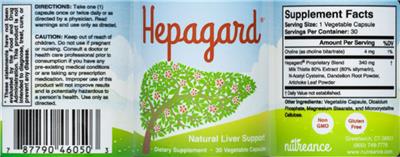Hepagard label