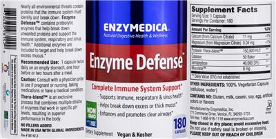 Enzyme Defense label