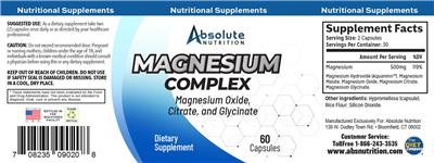 Magnesium Complex label