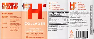 Collagen 1000 mg label