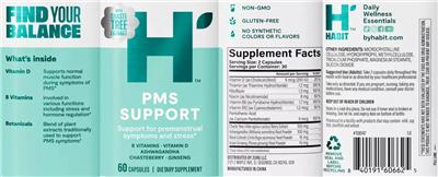 PMS Support label