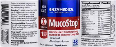 MucoStop label
